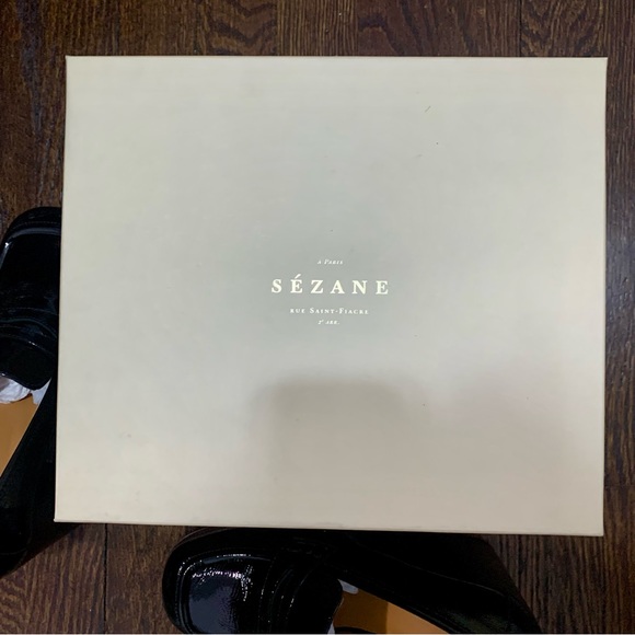 Sezane - JESSIE LOAFERS. Patent Black. Brand New. Size 38/US7 - Picture 7 of 11